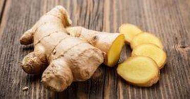 Ginger root in the composition of the gel member by increasing the size