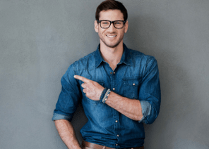 Satisfied man who enlarged his penis using a special gel